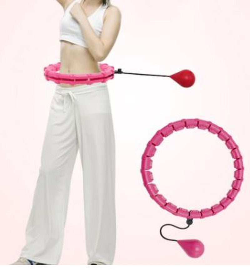 Adjustable Weighted Exercise Hoop For Full-Body Workouts