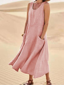 Airy Cotton Summer Dress For Women