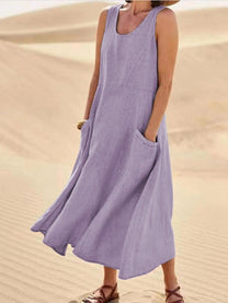 Airy Cotton Summer Dress For Women