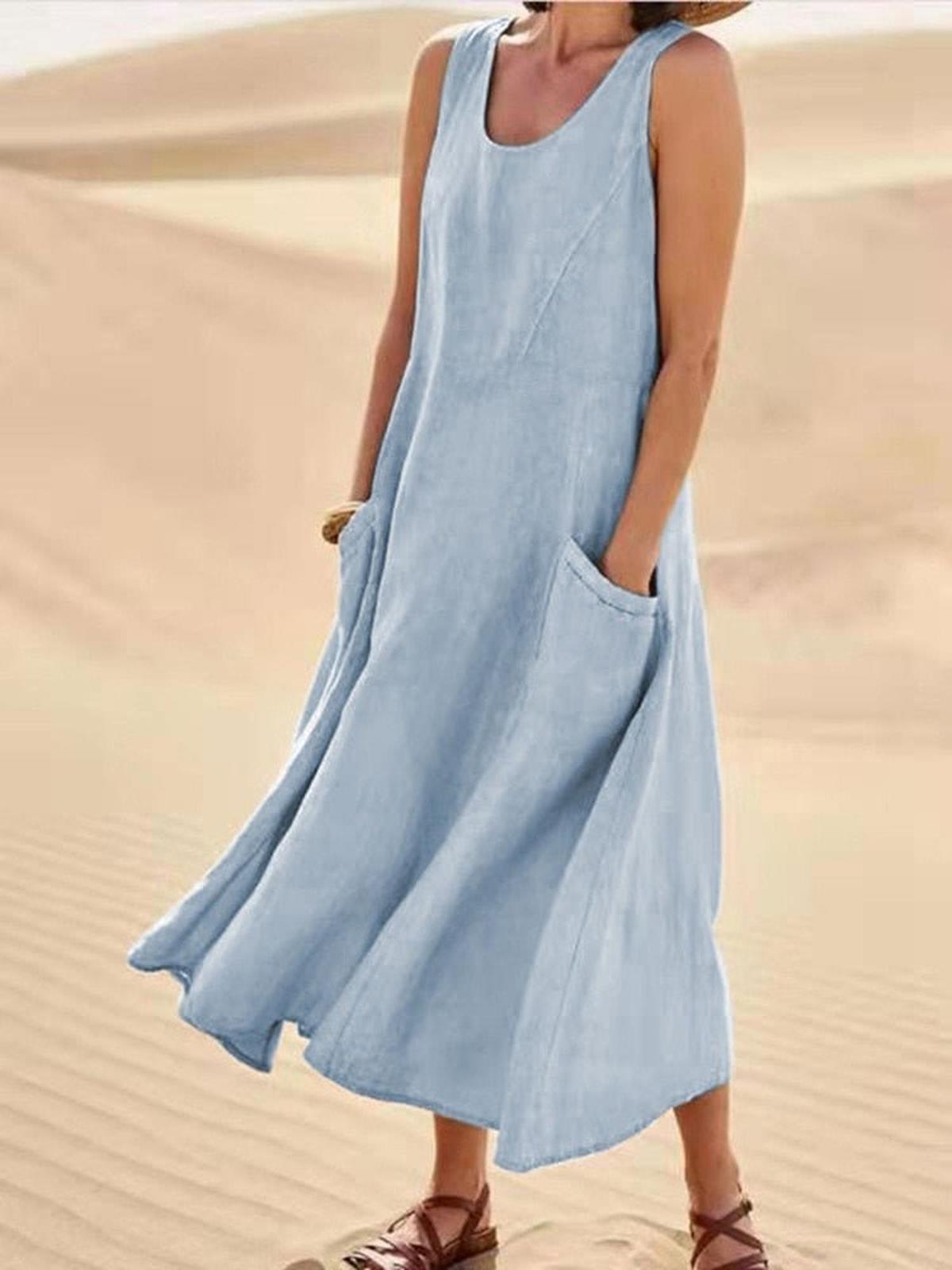 Airy Cotton Summer Dress For Women