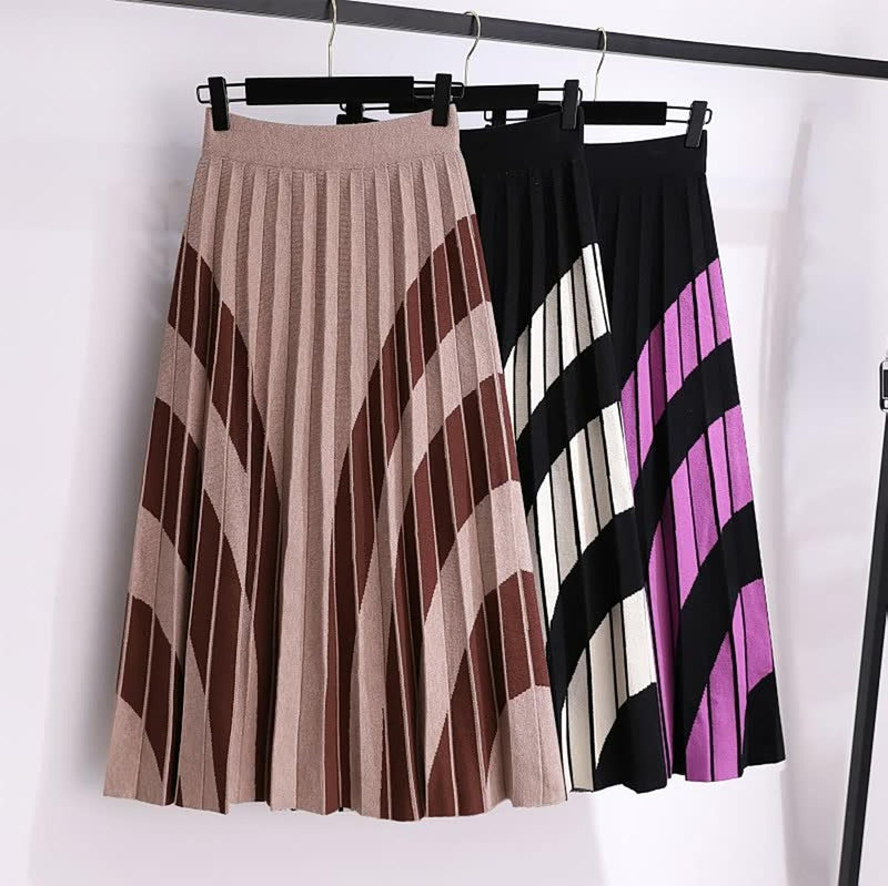 Airy Summer Skirt With Unique Print