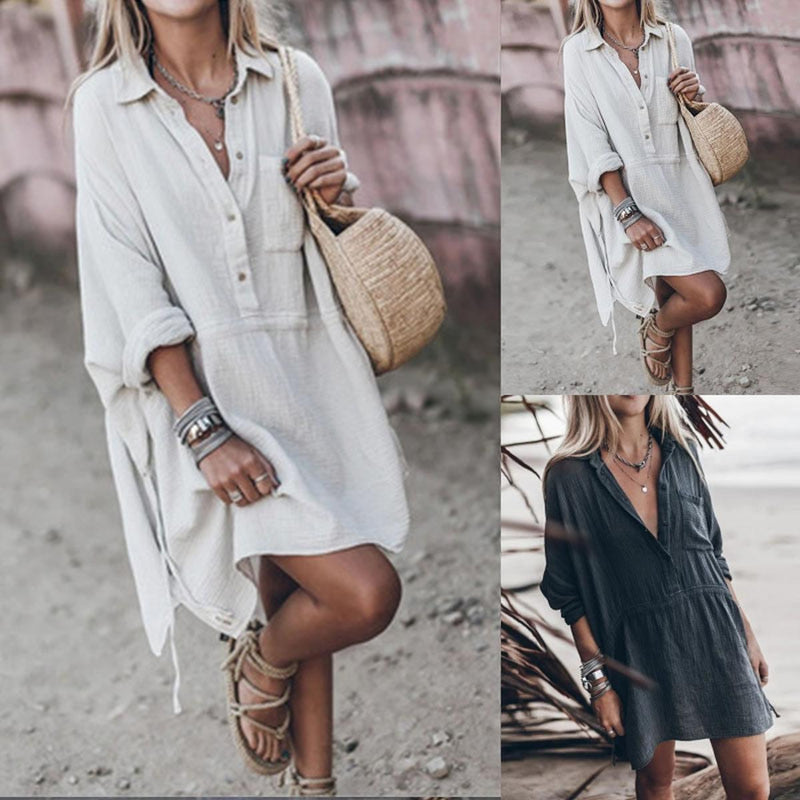 Airy Women&#39;s Summer Dress With Relaxed Fit
