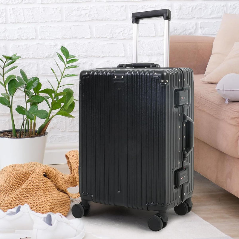 Aluminium Hand Luggage With TSA Lock And Silent Spinner Wheels