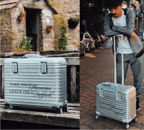 Aluminium-Magnesium Hard Shell Suitcase With 360° Spinner Wheels