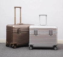 Aluminium-Magnesium Hard Shell Suitcase With 360° Spinner Wheels