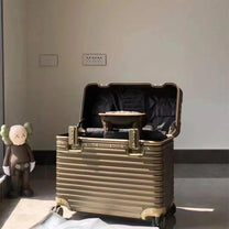 Aluminium-Magnesium Hard Shell Suitcase With 360° Spinner Wheels