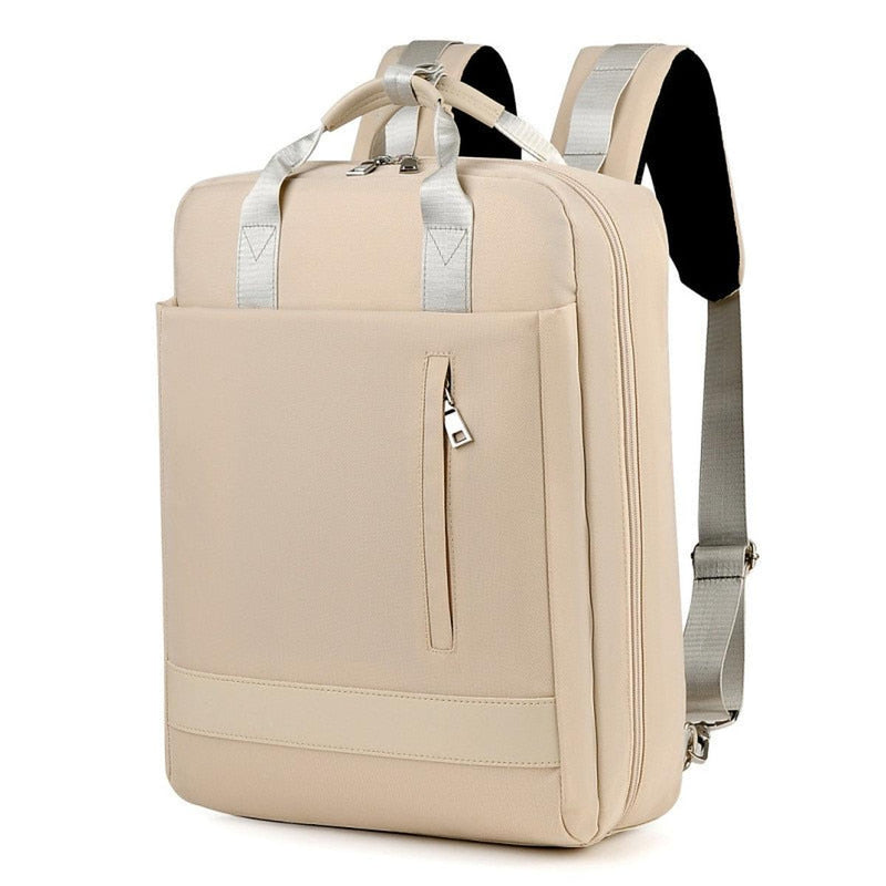 Anti-Theft Backpack With Hidden Zippers And USB Charging