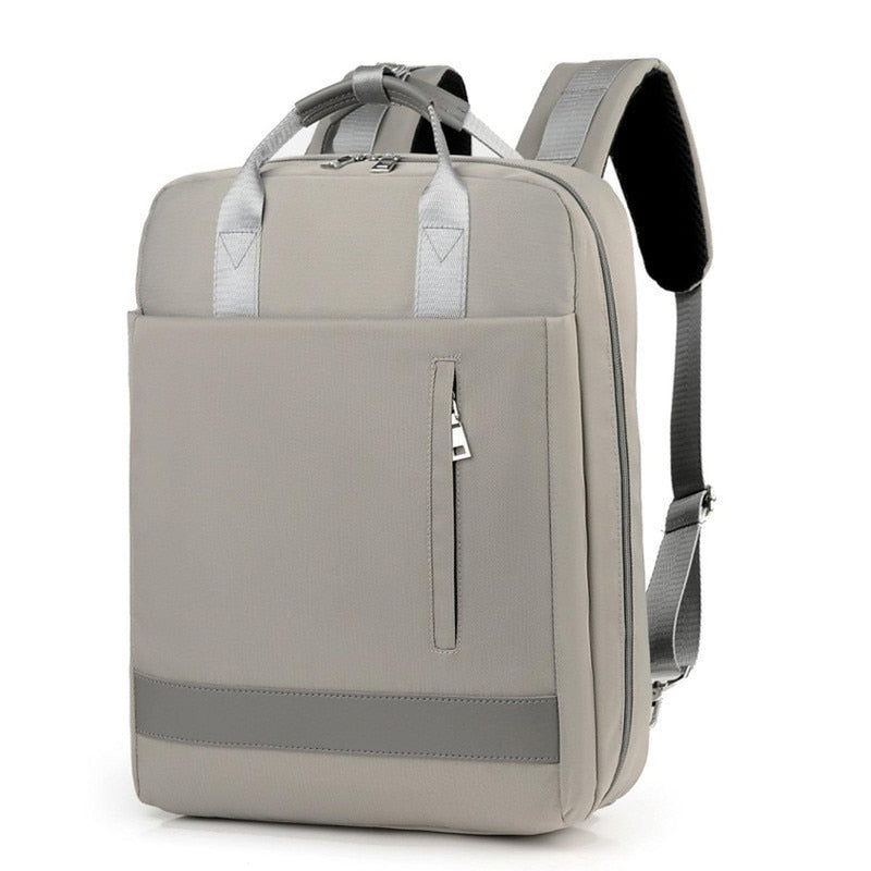 Anti-Theft Backpack With Hidden Zippers And USB Charging