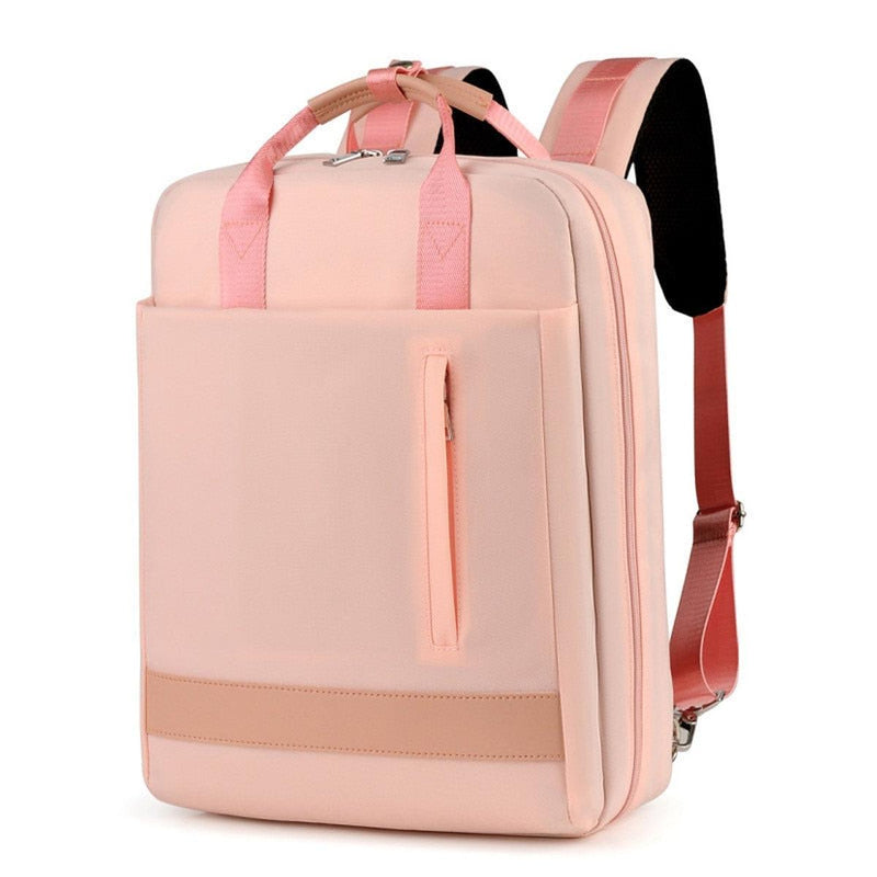 Anti-Theft Backpack With Hidden Zippers And USB Charging