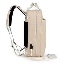 Anti-Theft Backpack With Hidden Zippers And USB Charging