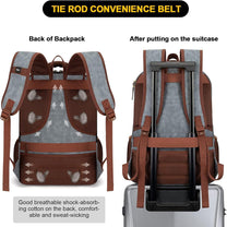 Anti-Theft Canvas Laptop Backpack With USB Port For Laptops Up To 17.3 Inches