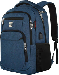 Anti-Theft Laptop Backpack With USB Charging Port