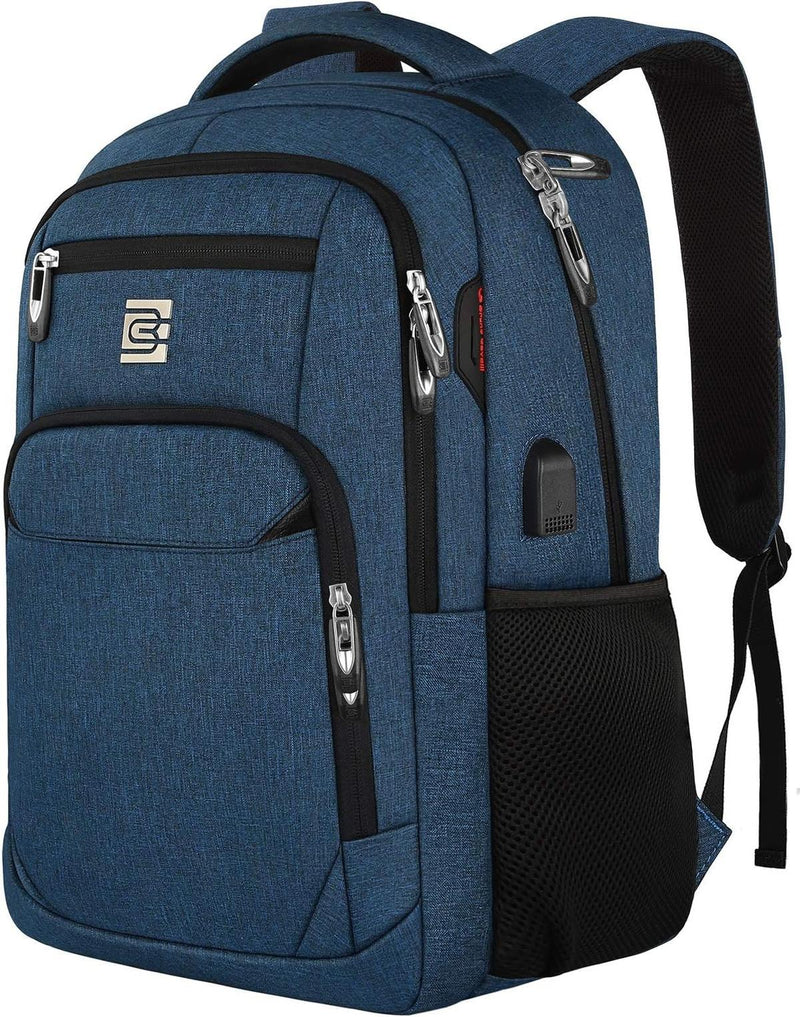 Anti-Theft Laptop Backpack With USB Charging Port