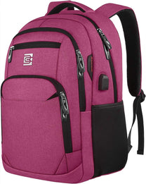 Anti-Theft Laptop Backpack With USB Charging Port