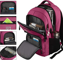 Anti-Theft Laptop Backpack With USB Charging Port