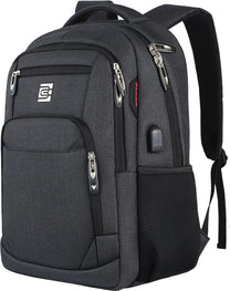 Anti-Theft Laptop Backpack With USB Charging Port