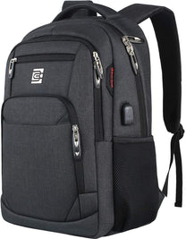 Anti-Theft Laptop Backpack With USB Charging Port