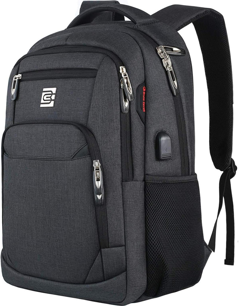Anti-Theft Laptop Backpack With USB Charging Port