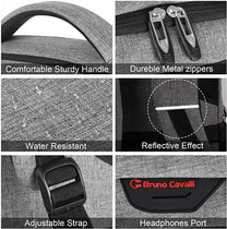 Anti-Theft Laptop Backpack With USB Charging Port