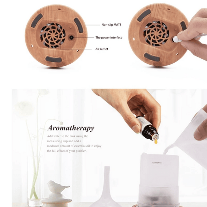 Aromatherapy Diffuser With LED Mood Lighting And 12-Hour Runtime