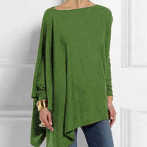 Asymmetrical Lightweight Sweater for Women