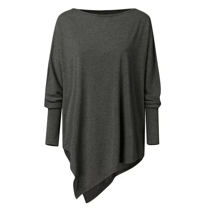 Asymmetrical Lightweight Sweater for Women