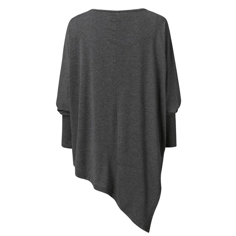 Asymmetrical Lightweight Sweater for Women
