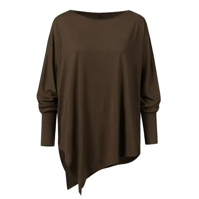 Asymmetrical Lightweight Sweater for Women