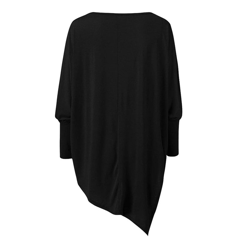 Asymmetrical Lightweight Sweater for Women