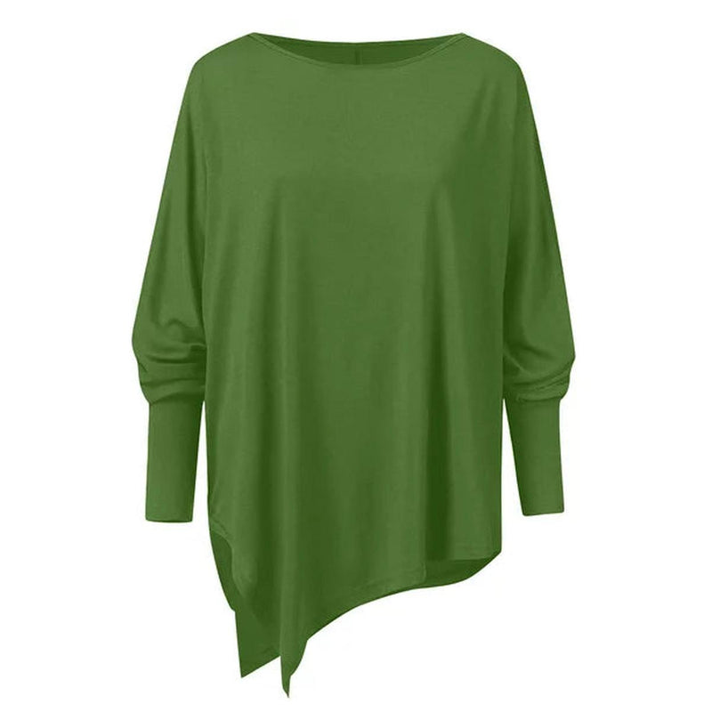Asymmetrical Lightweight Sweater for Women