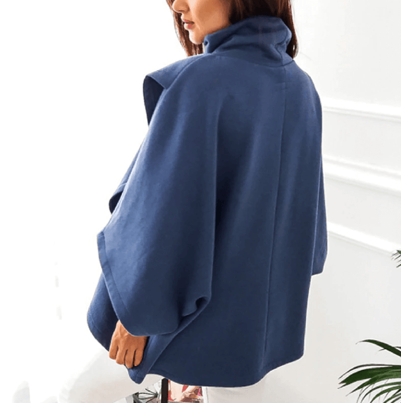 Asymmetrical Oversized Roll-Neck Jumper For Women