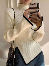 Asymmetrical Women&#39;s Sweater
