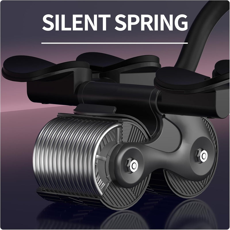 Automatic Return Ab Roller With Knee Pad