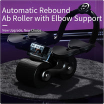 Automatic Return Ab Roller With Knee Pad