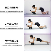 Automatic Return Ab Roller With Knee Pad