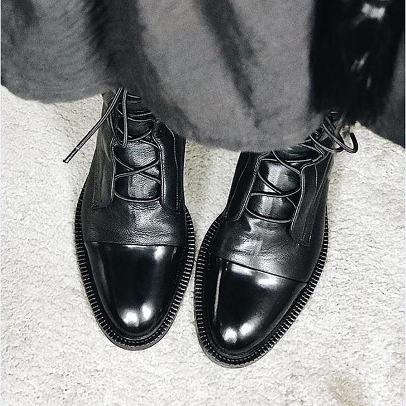 Autumn Vintage Women&#39;s Ankle Boots in Eco-Leather