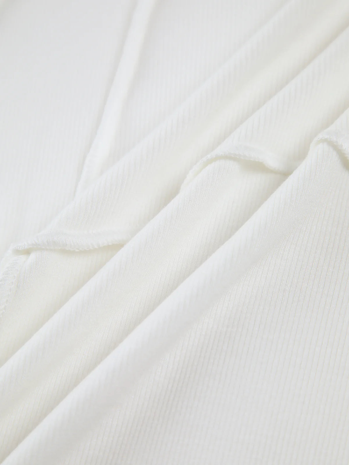Long-Sleeve Ribbed Crew Neck Top