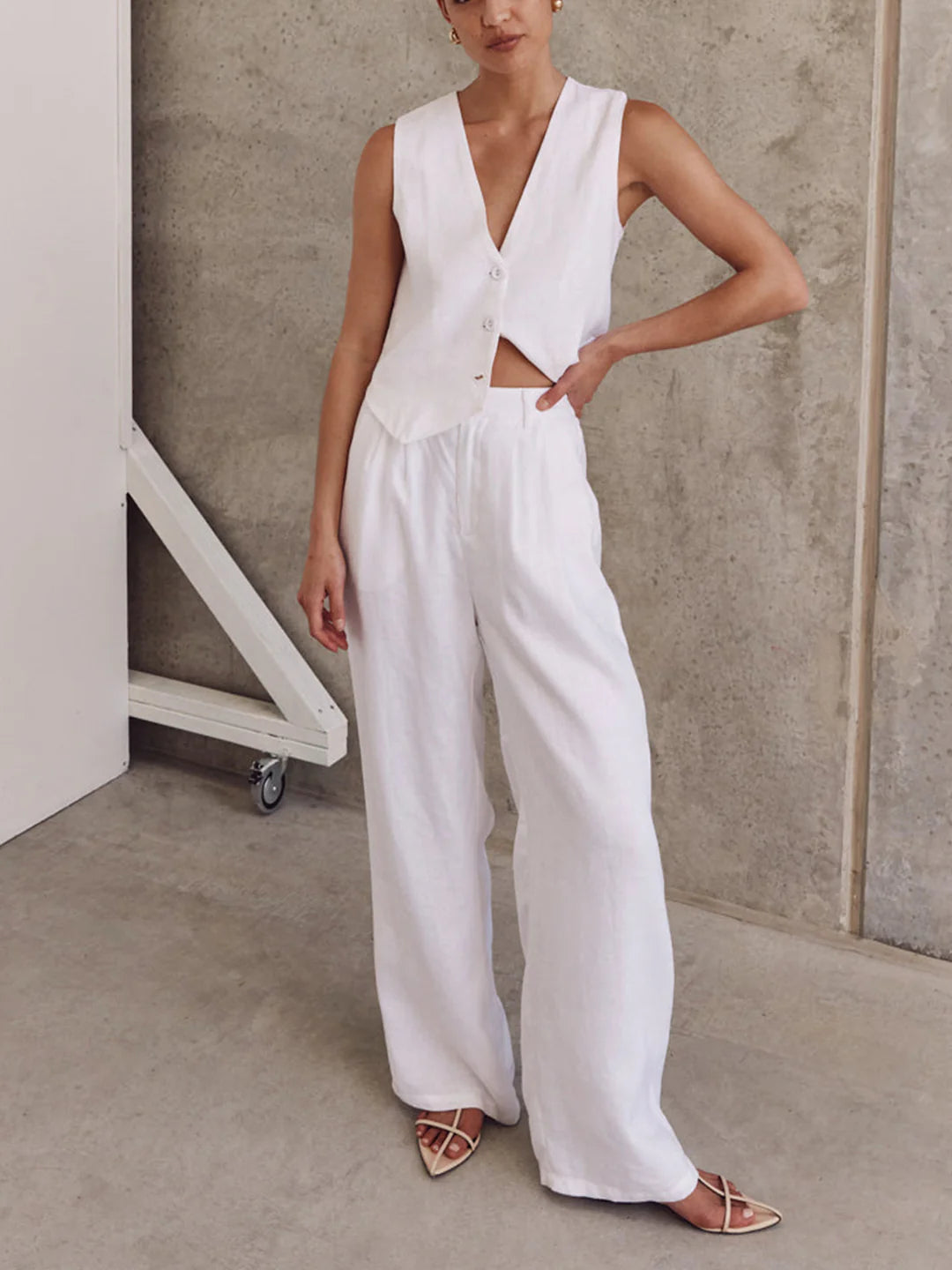 Woven Cotton Co-ord Suit Set