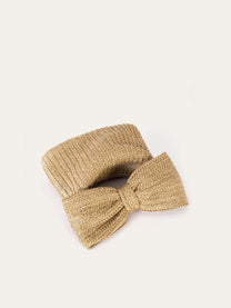Bowknot Straw Handbag