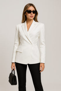 Backless Blazer – Notched Collar