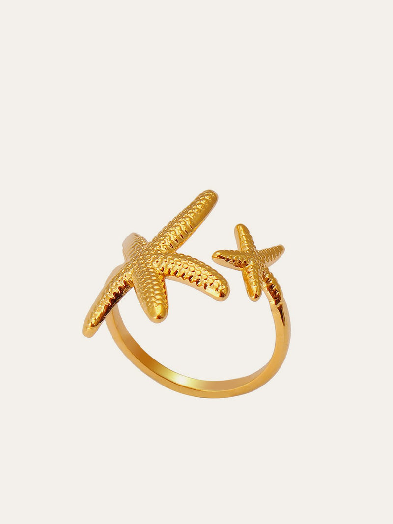 Beach Style Starfish Ring