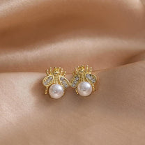 Bee Motif Earrings For Women