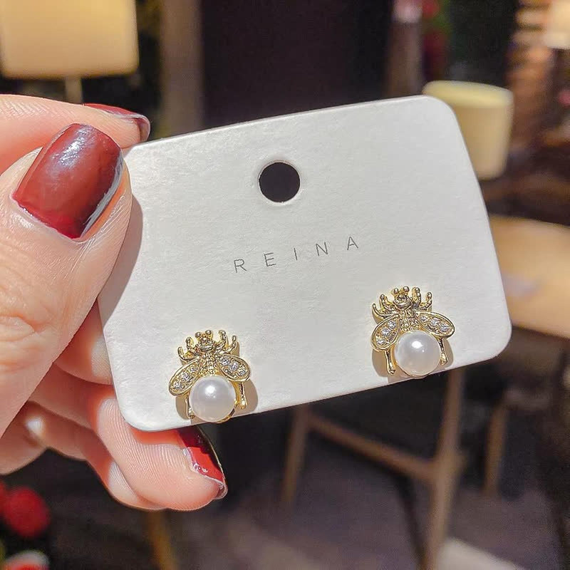 Bee Motif Earrings For Women