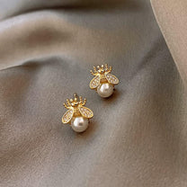 Bee Motif Earrings For Women