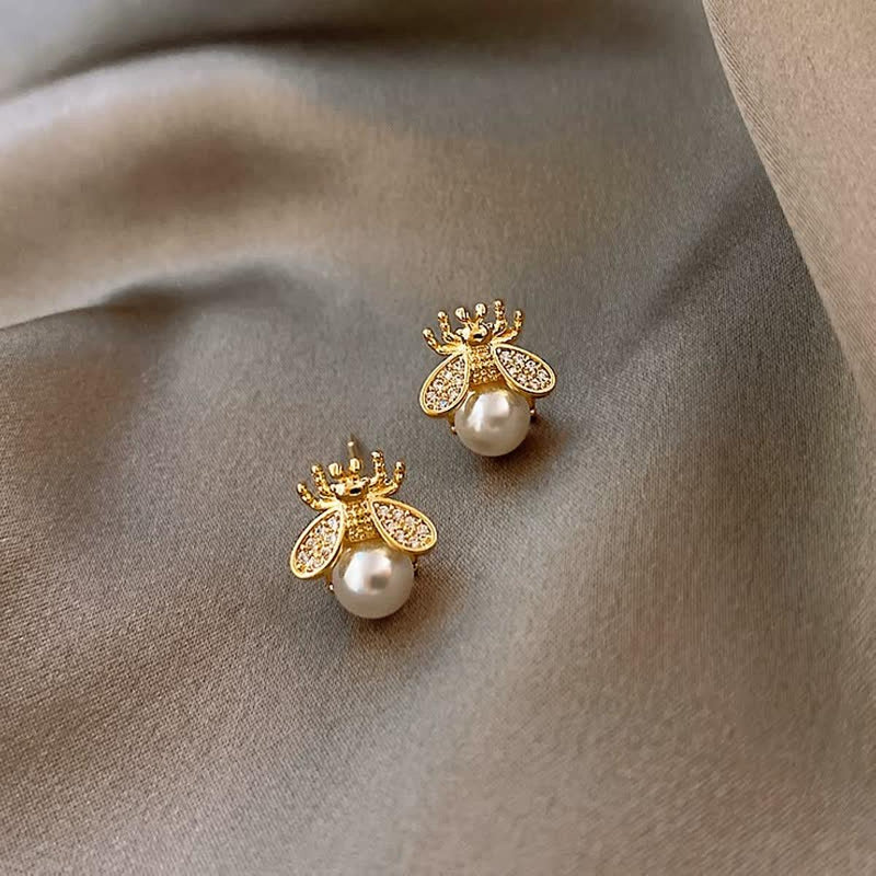 Bee Motif Earrings For Women
