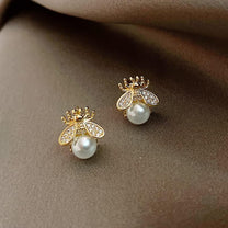 Bee Motif Earrings For Women