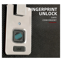 Biometric Fingerprint Lock Business Backpack With USB Charging Port