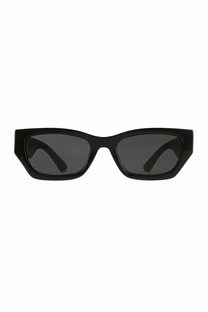 Black Cateye Square Sunglasses