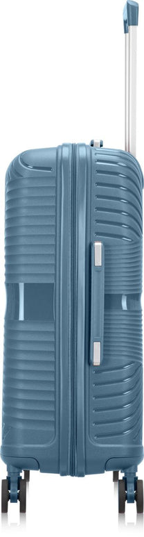 Blue Hard-Shell Suitcase With TSA Lock And 360° Spinner Wheels