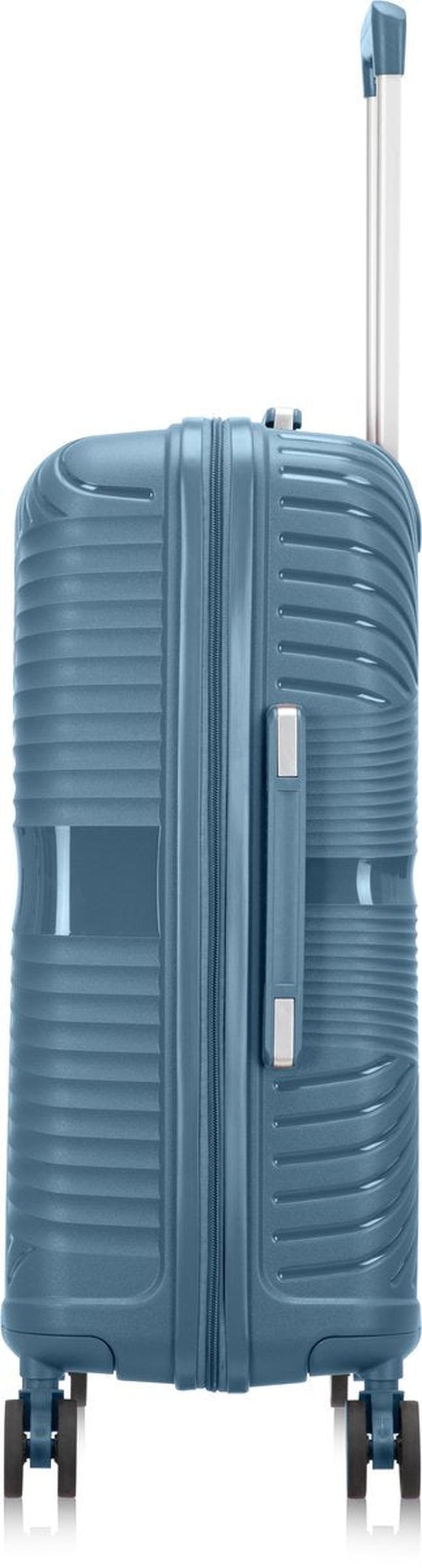 Blue Hard-Shell Suitcase With TSA Lock And 360° Spinner Wheels